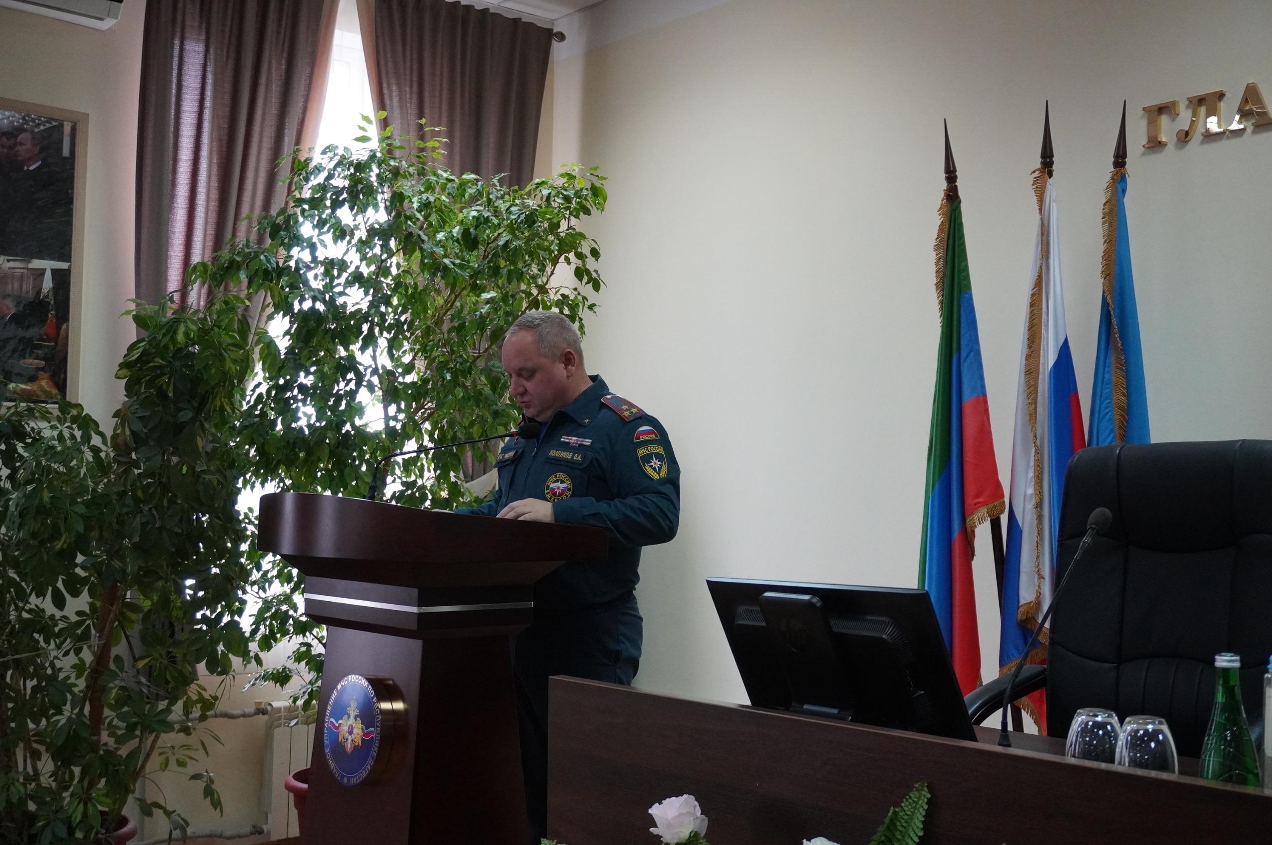 В МЧС Дагестана заслушали основные тезисы  выступления В.В. Путина на заседании Совета по межнациональным отношениям